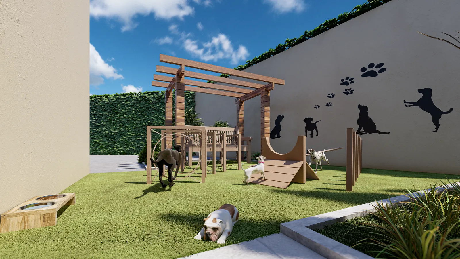 Pet place, área exclusiva para os animais